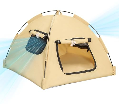 Katzenzelt für den Außenbereich, faltbarer Sonnenschutz für Kätzchen, tragbar, wetterfest, für Wohnung, Reisen, Garten, Sommer, Strand, Outdoor-Ausflug, Camping, Abenteuer, Terrasse