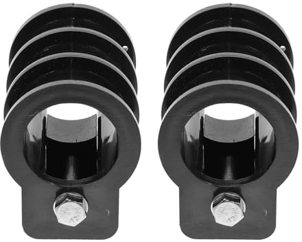 Anneome 2 pièces Accessoires Échelle Piscine Boucles Stabilisatrices Intégrées Encastrées Durables pour Escalier Piscine Support Antidérapant et Facile à Installer