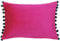 Paoletti Fiesta C/C 35X50 Grey, Polyester, Magenta/Grau, 35x50cm