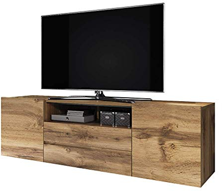 Selsey Mueble bajo para TV, roble mate