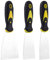 FIDGET PENCIL Putty Knife Set 3-pack 1.5 Inch 2 Inch 3 Inch Spackle Knife Set Stainless Steel Cleaning Shovel for Remove Wallpaper Diy Decoration Paint Cleaning