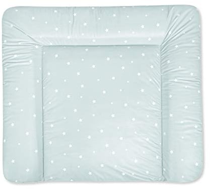 Julius Zöllner Wickelauflage Softy 75x75 cm - Wickelunterlage - wasserdicht und abwischbar - Made in Germany – Oeko-Tex Standard 100 – Star mint