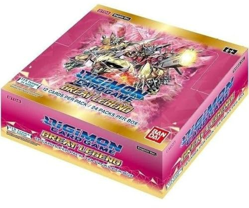 Digimon Card Game - Great Legend Booster Display BT04 (24 Packs) - EN