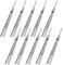 VADANIA 400mm Residential Drawer Runners #VA1045 5 Pairs (10 Packs), 45kg Load Capacity Full Extension Ball Bearing, Side Mount, Replacement Slides for Kitchen Cabinet, Home, Office Drawers, Silver