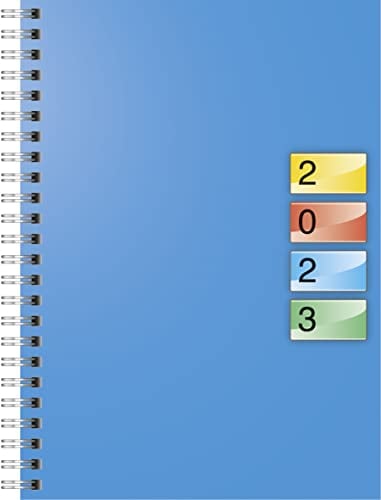 BRUNNEN Wochenkalender DATAline Modell 796 2023 Blattgröße 14,8 x 20,8 cm vierfarbig bedruckt