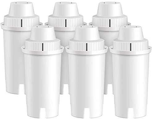 Fltaheroo per Longlast Brocca filtro acqua per acqua potabile per 107007, 35557, OB03, , 6 pezzi