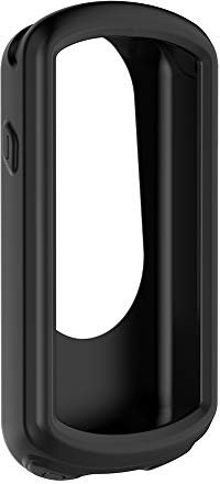 Silicone Protective Case Compatible for Garmin Edge 1030 Plus, Soft Case for Edge 1030 Bike Computer (Black)