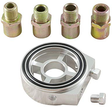 Ölfilter Sandwich Adapter Platte 1/8 NPT Öltemperatur Sensor M18 M20 M22 3/4-16