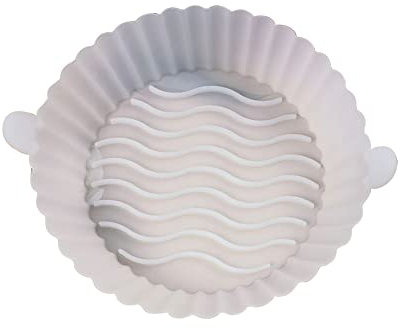 Tapis de fritteuse en silicone, Air Fryer Silicone Pot, Air Fryer Silicone Baking Tray, Réutilisable, Antiadhésif Friteuse à air Tapis Universel Air Fryer Basket