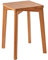 IBUYKE 4er Set Esszimmerhocker, Holzstapelstuhl mit Rutschfester Matte, Stapelhocker für Klassenzimmer, Ihrer Küche, Ihrem Speise- oder Home-Pub-Bereich Kirschholz RF-1502-4