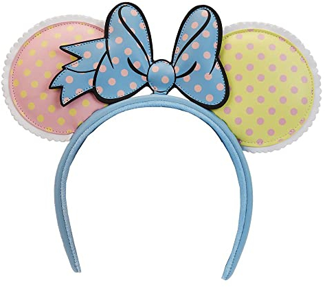 Loungefly Minnie Mouse Pastell Polka Dot Ear Headband