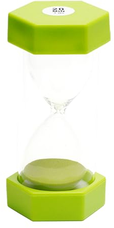 Sanduhr, Kinderuhr, sanduhren Set Kinder, dekorative Sanduhr, Timer können in Klassenzimmern, Küchen, Wohnungen, Büros und auch als dekorative Timeruhr (20 Minuten, Grün)