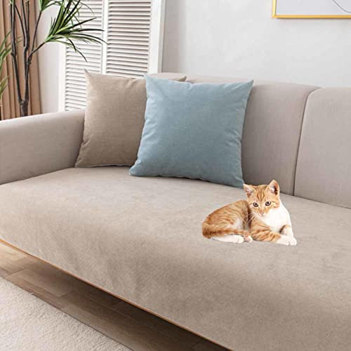 MTHGH Sofabezug Antirutsch,Anti Slip Sofa Cushion,sofaschutz Wasserdicht L Form,sofaschutz Katze Sofaschoner,Couch Bezug Ecksofa Schmutzabweisend Sofaschutz Hund Kratzschutz Katze,G-70x210cm
