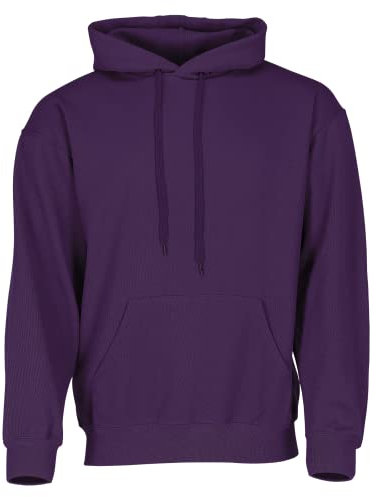 Fruit of the Loom Classic Kapuzen-Sweat + GRATIS MyShirt Stoffbeutel, Farbe:violett + GRATIS MyShirt Stoffbeutel, Größe:XL