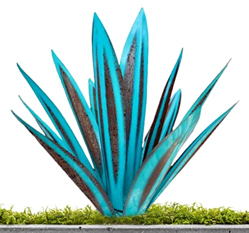 Rachlicy Agave Tequila Pflanze rustikale Skulptur 10 6 Zoll Garten Metallkunst Tequila Statue für Garten im Freien im Freien