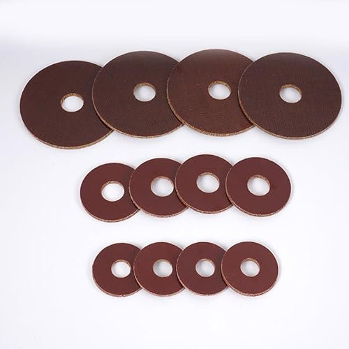 Guarnizione rondella in bachelite fenolica da 100 pezzi M2-2.8 Spessore rondella ad alta temperatura 0,3/0,5 mm-2x4,2 mm, spessore 0,5 mm