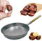 Sicignano - Padella per Castagne - Manico di Legno - Diametro 30 cm - Arrosta Castagne - Padella per Caldarroste - Padella Forata - Alluminio