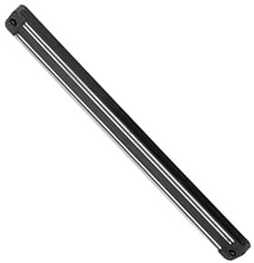 38cm Magnetische Messerleiste aus Verzinktem Eisen Schwarz