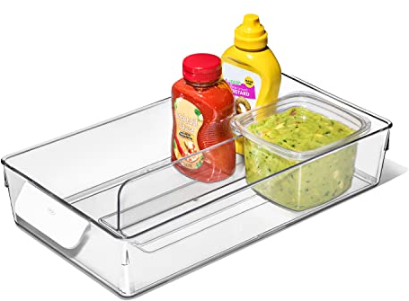 OXO Verstellbarer Aufbewahrungsbehälter für den Kühlschrank, transparent