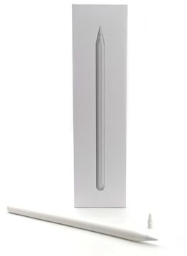 New Stylus Pen for iPad with Tilt Sensitivity, iPad Stylus Pencil for IPAD (9.7 inch) (5th/6th) Model A1822/A1823/A1893/A1954 with Palm Rejection, Magnetic Attachment, White Colour