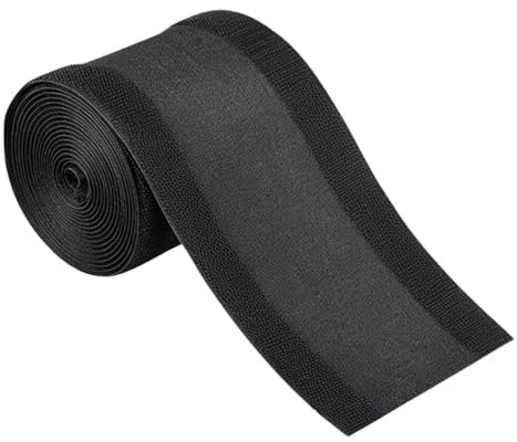 Naseom Heavy-Duty Floor Cable Cover, Slip-Resistant, Non-slip, Black, 300cm x 10cm