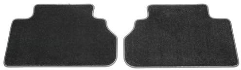 Audi 80A061276CMNO Fußmatten Premium Velours Textilfußmatten 2X Stoffmatten hinten, schwarz *** ohne Befestigungspunkte ***