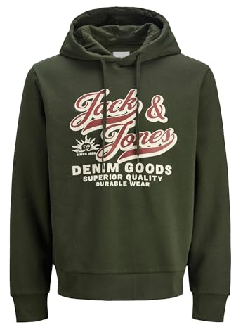 JACK & JONES Male Kapuzenpullover Logo Kapuzenpullover