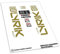 WP538 Adesivi compatibili con forcelle Rock Shox Lyrik Select 2023-25, adesivi per bici, decalcomanie MTB, GABELAUFFKLEBER (oro)