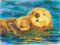 Animal Otters, 1000 Stück, Art Jigsaw, Fun Erwachsene Puzzle Spielzeug Familie Stress Reduction Spiels Posters FX474PV