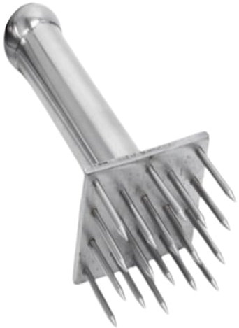 DECHOUS Edelstahl Fleischklopfer Mit Nadeln Ergonomischer Griff Rostfrei Langlebig Und Wiederverwendbar Zum Zartmachen Von Steak Schweinefleisch Und Geflügel Perfektes Küchenwerkzeug