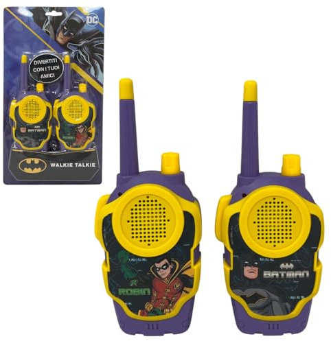 Walkie talkie Batman set 2 radiotrasmittenti gioco per bambini