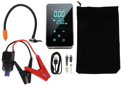 HEEPDD 150psi Cordless Tire Inflator mit Digitalem Display 6000 -mAh Tragbare Luftpumpe für den Einsatz von Autofahrradmotorradkugel Im Freien Im Freien