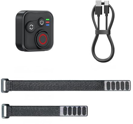 Mando a distancia Bluetooth para cámaras Insta360/Hero Series, teléfonos móviles Android/iOS, resistente al agua y de larga duración