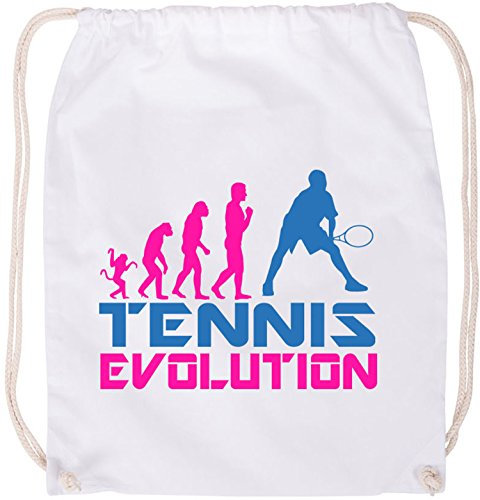EZYshirt® Tennis Evolution Baumwoll Stoffbeutel