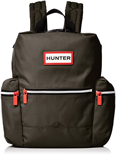HUNTER Original Mini-Rucksack aus Nylon mit Klippverschluss in der Farbe Dunkelgrün One Size
