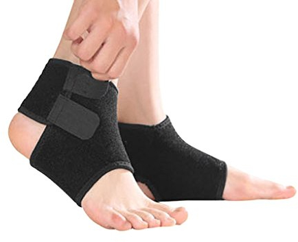 YJZQ Kinder Knöchelbandage Sport Fußbandagen Sprunggelenkbandage mit Klettverschluss Atmungsaktive Knöchelstütze für Kompression beim Laufen Fußball Volleyball