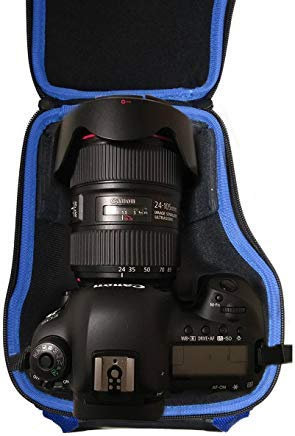 Alltravel Custodia DSLR per Canon EOS Rebel T7, T7i, T6, T8i, SL3, 2000D, 4000D, 90D, M50 Mark II, 5D, 6D; Nikon D5600, D3500, D7500; Panasonic Lumix FZ300, FZ1000 (nero)