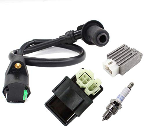 AISEN Zündspule Zündkerze CDI Spannungsregler für 4-Takt China Baumarkt GY6 Roller Rex RS 450