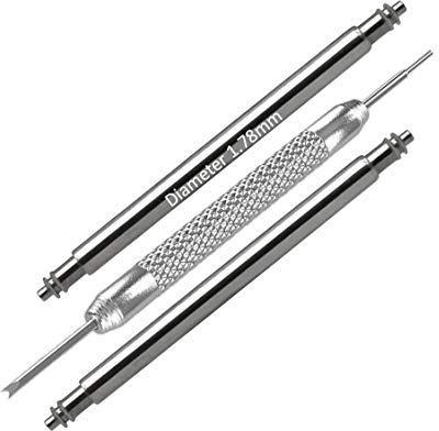 masar 22mm X 2 Diamètre 1.78mm 1,78mm Accessoire, Barre à Ressort pour Bracelet de Montre - Pompe Tige Axe, Attache, Barette – Watch Spring Bar Pin - Acier Inoxydable 22 mm X2 1.78 Tool