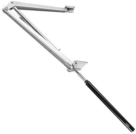 A ANLEOLIFE Automatic Roof Vent Opener Snap Grow Greenhouse Acessories Solar Window Louvre Thread Opener, Up to 15lbs (Centre Shalf Opener)