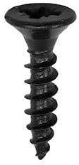 3x20 (4x3/4) Black Countersunk Wood Screws Phillips Head Small Steel Screws Chipboard MDF Cabinet Furniture (20)