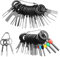 MMOBIEL Lot de 41 outils pour enlever les bornes - Kit d'outils de dénoyautage - Kit d'éjection de bornes pour desserrer les fils de voiture des bornes