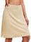 COOrun Damen Tennisrock Golfröcke Outdoor Yoga Skort Sommer Golfkleidung Oversize Mini Rock 2 In 1 Sommerrock Kopfhöreranschluss Khaki,XXL