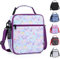 hombrima Isolierte Lunchbox-Tasche für Kinder, Thermo-Picknick-Kühltasche mit verstellbarem Riemen, für Erwachsene, Kinder, Damen, Herren, Jungen, Mädchen, Schule, Arbeit (Panda)
