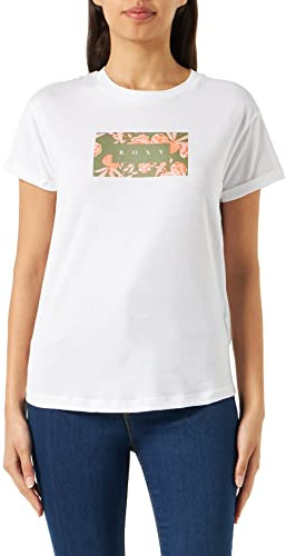 Roxy Damen Sparkle Evening Flowers Square T-Shirt (1er Pack)