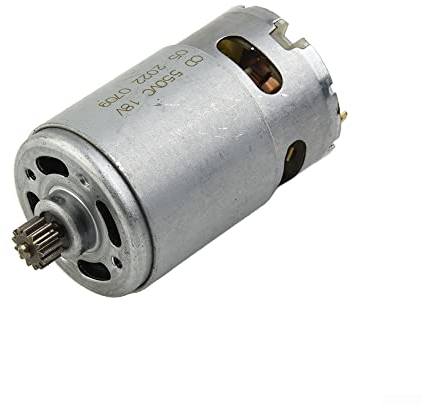 Motor de taladro eléctrico, motor RS550 de 13 dientes de repuesto para taladro inalámbrico para Bosch GSB/GSR120-LI 18 V de repuesto
