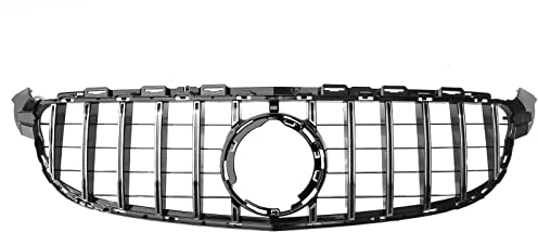 Front Grill Kühlergrill Grill Für Mercedes Für Benz W205 C63 C63S 2019–2021 Nur Ohne Kamera Auto Panamericana Style Hood Grid Sport Kühlergrill