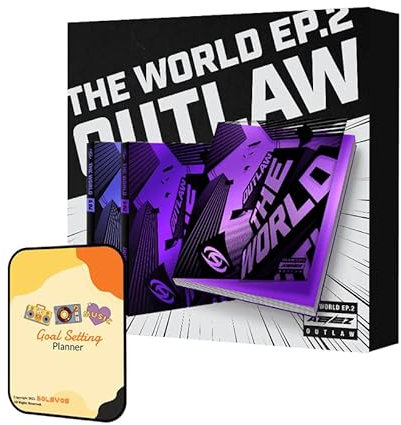 ATEEZ Album - THE WORLD EP.2 : OUTLAW Random VER.+Pre Order Benefits+BolsVos Exclusive K-POP Inspired Digital Planner, Sticker Pack for Social Media