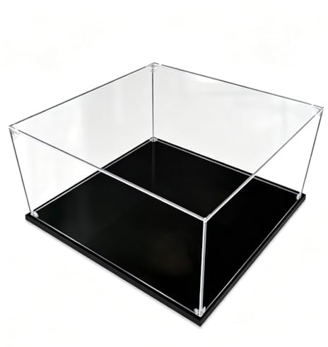 Acryl-Vitrine für Lego 10284 Camp NOU FC Barcelona, staubdicht, transparente Vitrine (Lego-Modell Nicht im Lieferumfang enthalten)(2mm)