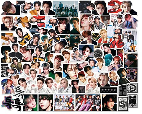 Stray Kids 5 Star Aufkleber Stray Kids Stray Kids Sticker Stray Kids Neues Album Sticker Pack Mini Foto Sticker Lomo Set Geschenk für Fans Laptop Weihnachten (5 Star)
